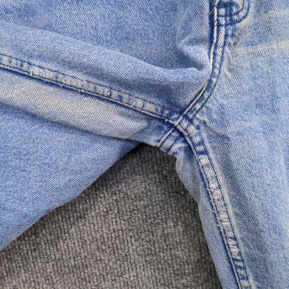 L.A. Blues Women's Slim Tapered Leg Jeans Blue 14 Long Light Stone Wash Denim - Picture 4 of 12